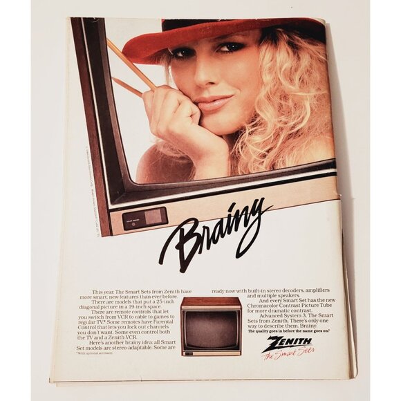 1984 NFL GameDay Magazine Broncos V Steelers AFC NFC Playoff Program Collectible - Picture 2 of 7